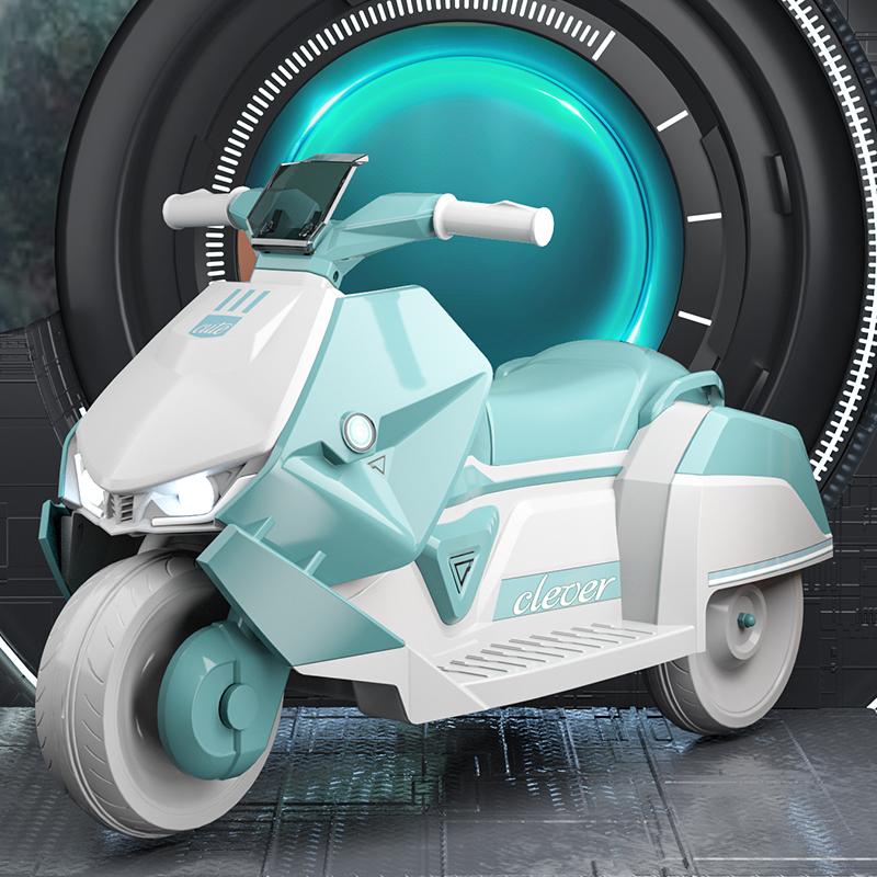 Children Electric Motorcycle Kids Tricycle 1-8 Years Old Male and Female Baby Charging Remote Control Toy Car Can Ride On
