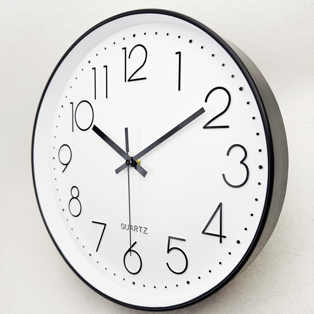Silent Premium-Quality Quartz Superior-Grade Wall High-Standard Clock Superior-Grade Round Three-Dimensional First-Class Digital Latest-Design