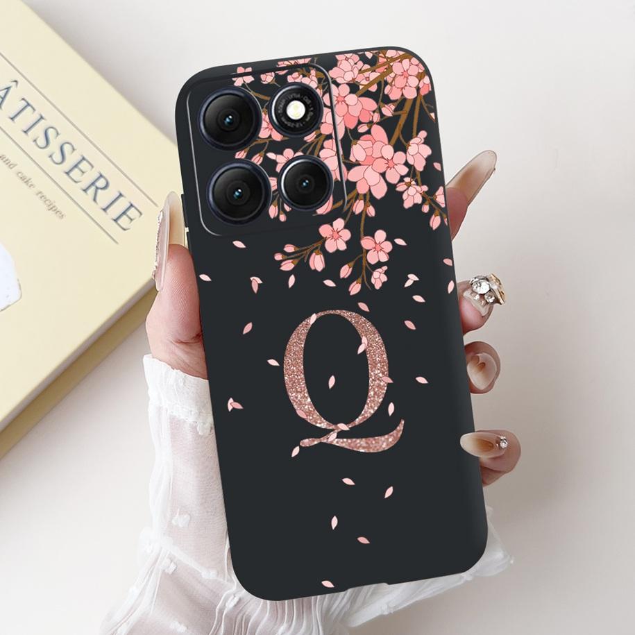 For Motorola Moto G86 Power Case Cute Lucky Letters Crown Flower Soft Silicone Back Cover For Moto G56 G86 5G G86Power Protector