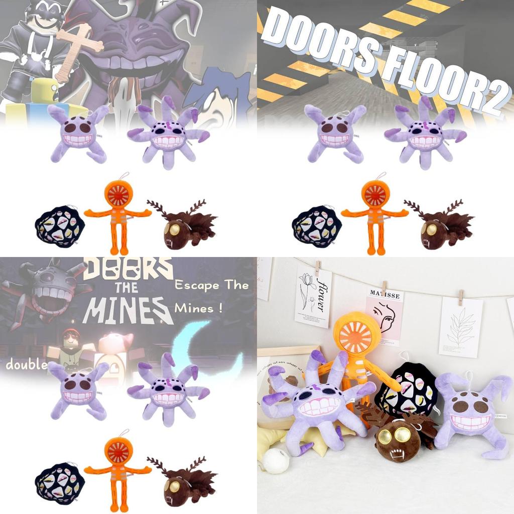 Adorable Doors Floor2 Moth Plush Toy For Gaming Enthusiasts Soft And Colorful