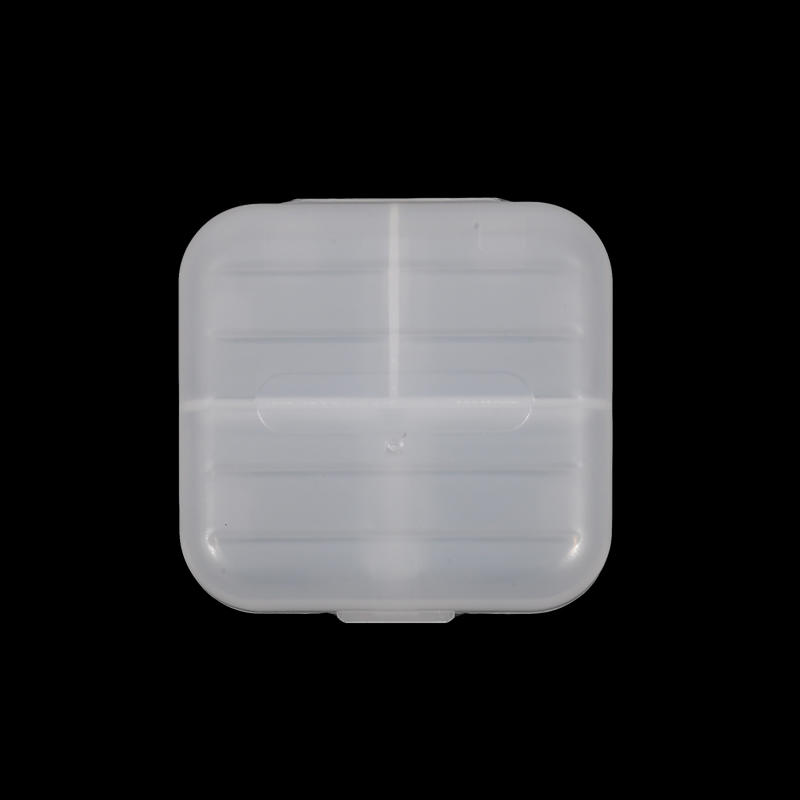 

Двойной герметичный органайзер с защелкой для хранения лекарств, портативный мини-контейнер для таблеток, компактный кейс с разделителями, запираемый для лекарств