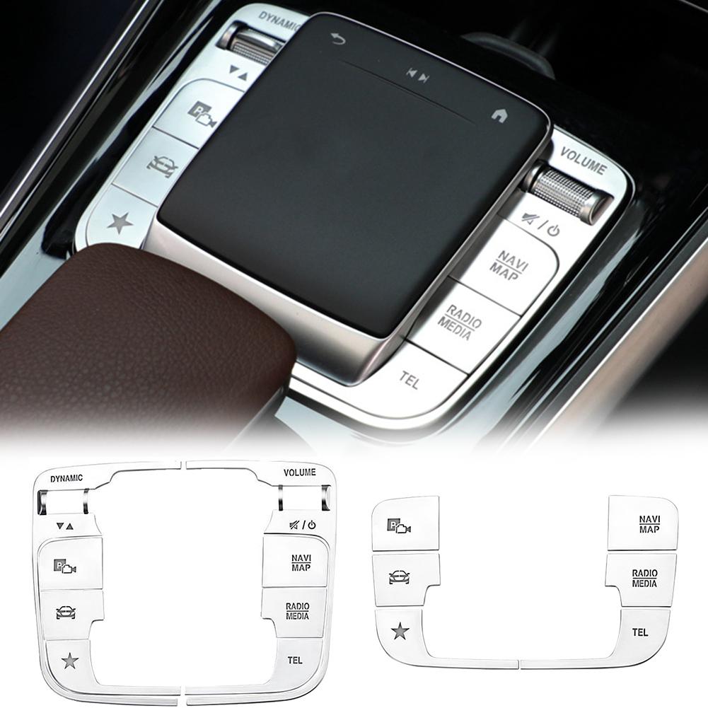 01          Autocolante Decorative pentru Butonul Media Mouse al Consolei Centrale a Mașinii Pentru Mercedes EQB Autocolante Decorative pentru Butoane Accesorii Auto