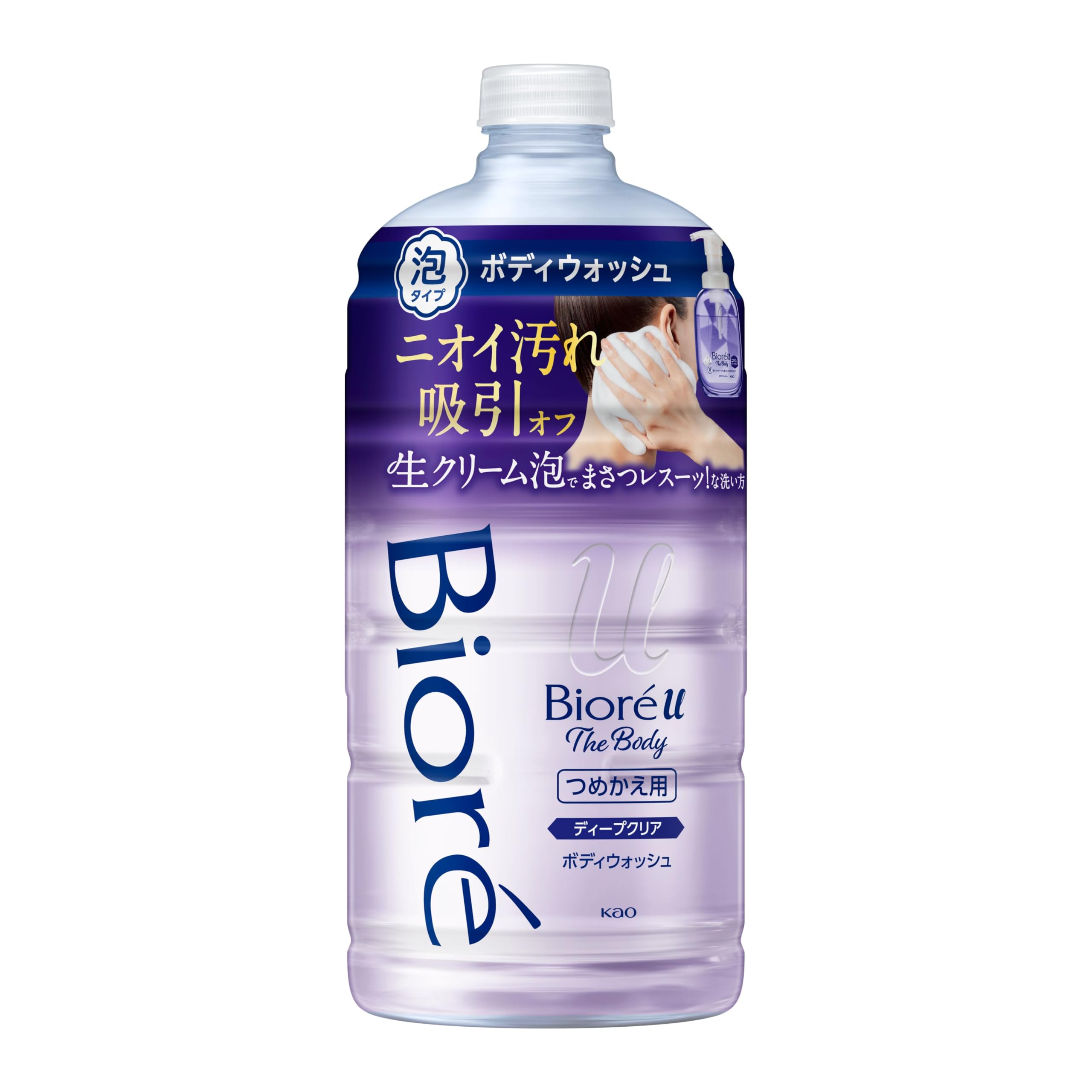 Biore u The Body Foaming Type Deep Clear Refill 780ml