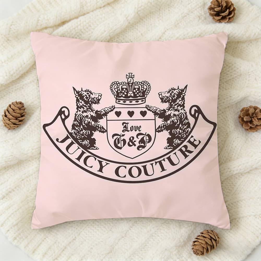 JJUICY CCOUTURE Doublesided Printed Square Decorative Cushion Cover for Sofa Living Room Home Decor