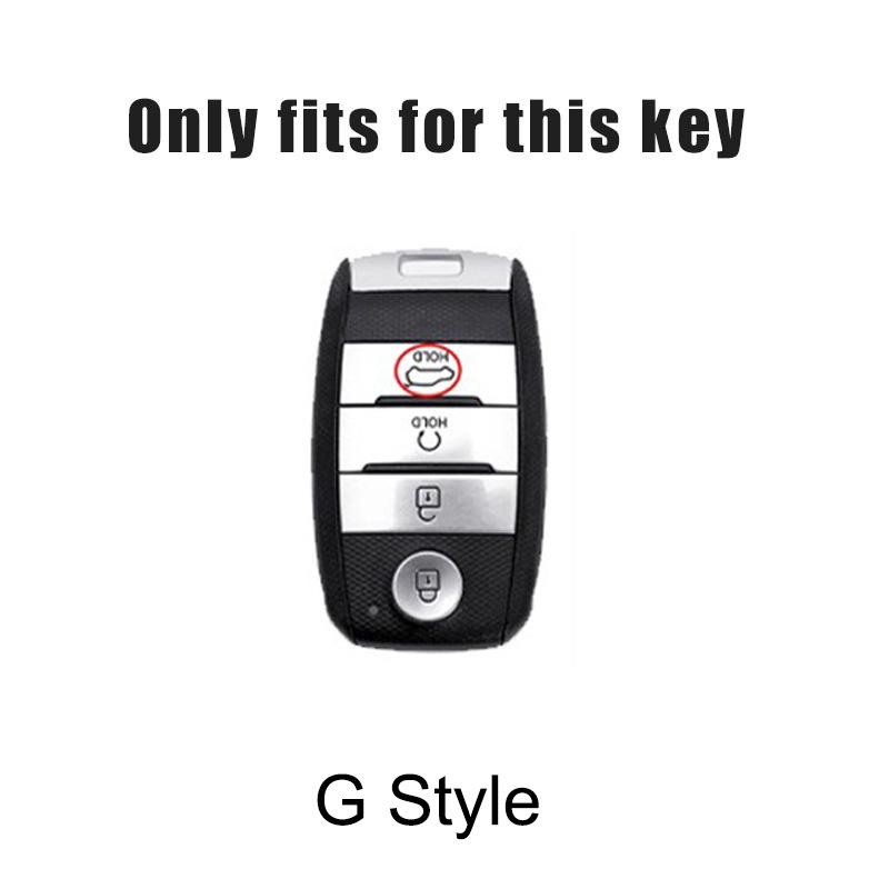4Buttons TPU Leather Car Remote Key Case Cover for Kia Sportage Cerato Optima K2 K3 K4 K5 Rio Picanto K2 Soul Sorento Ski Sedona