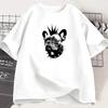 Punk Raccoon Graphic Tshirt Shortsleeve Edgy Animal Design Rebellious Fashion Streetwear Top For Unisex  Unisex Minimalist Top