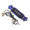 Acoustic Guitar Pickup 4 Strings Copper Coil Guitar Pickup Replacement for Practice and Performance GMB334 Blue Color