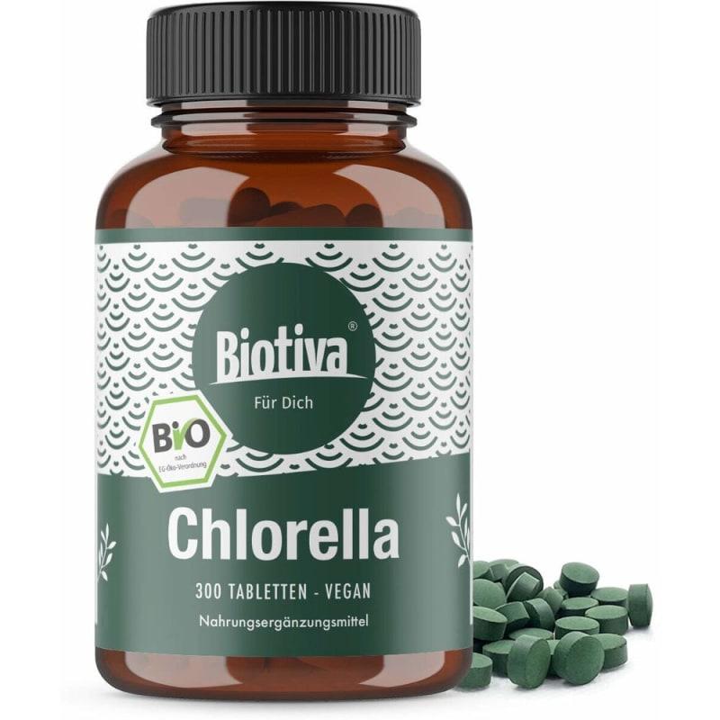 

Biotiva Chlorella 500 mg, 300 Tablets