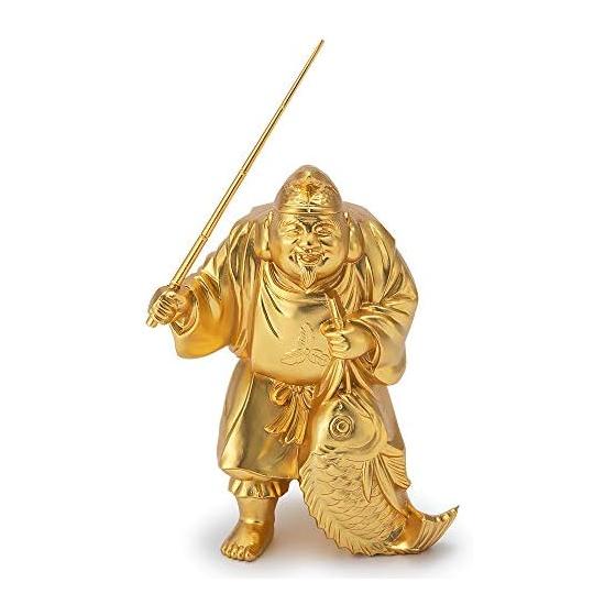 Buddhist Altar Shop Takita Shoten Buddha Statue Good Luck, Seven Lucky Gods, Ebisu (Height 8.3cm x Width 6cm) [Made by Hideun Makita] Prosperity in