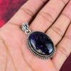 Charoit Handgefertigter Edelstein Anhänger, 925 Sterling Silber Anhänger Antiker Schmuck, Für Verlobungsgeschenk