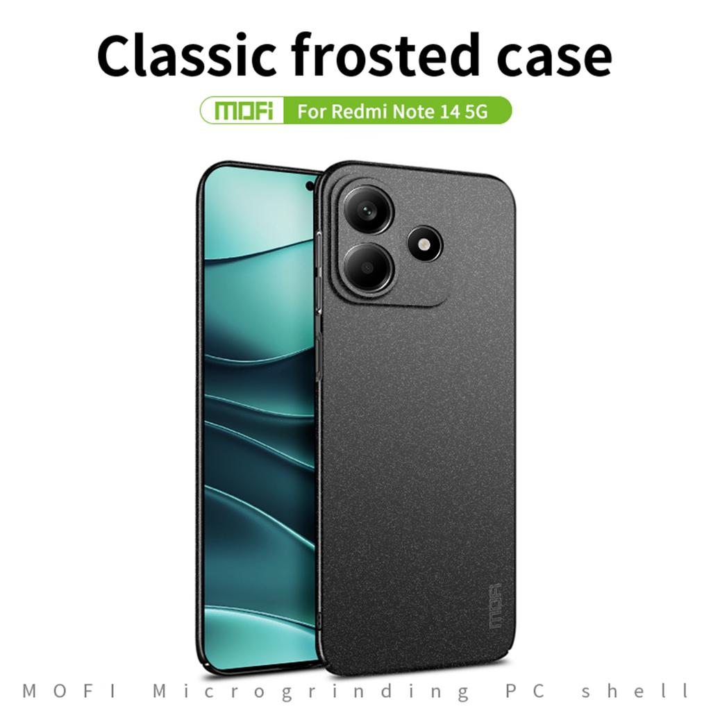 For Xiaomi Redmi Note 14 5G MOFI Shield Matte Series Case PC Phone Cover Slim Fit