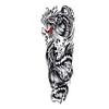 Flower Arm Tattoo Sticker Waterproof Men And Women Sticker Full Arm Waterproof Tattoo Sticker Ukiyo-E Painting Geisha Simulation Big Picture Sticker