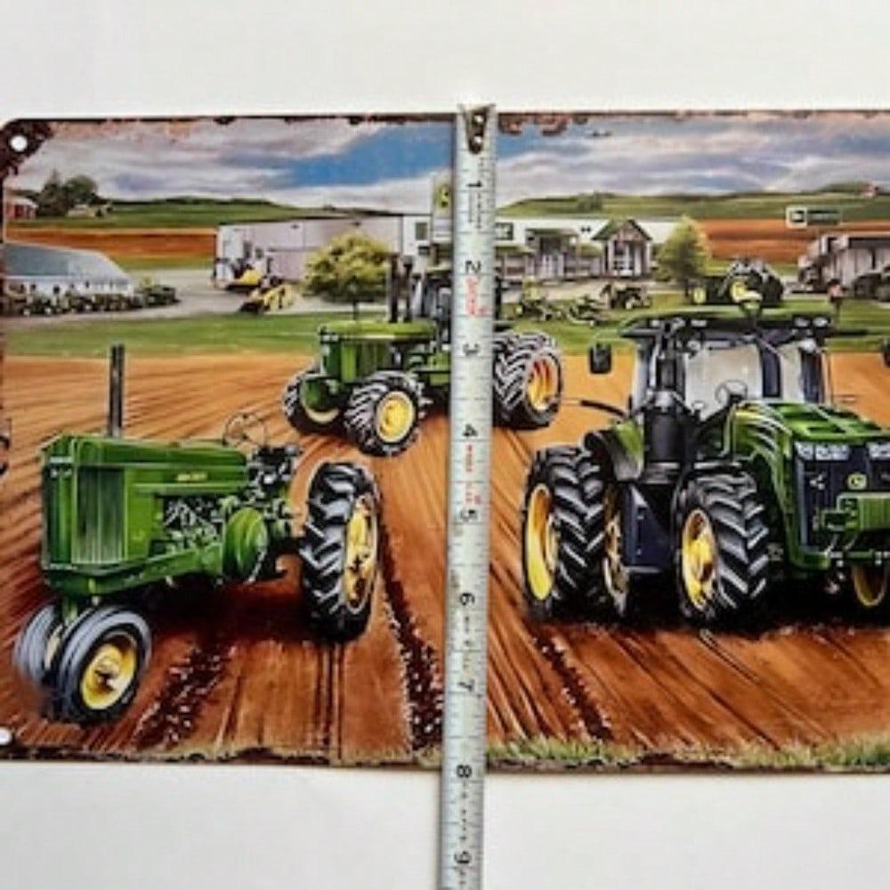 Vintage John Deere Blik Metaal Bord Boerderij Muurkunst Garage Man Cave Cadeau