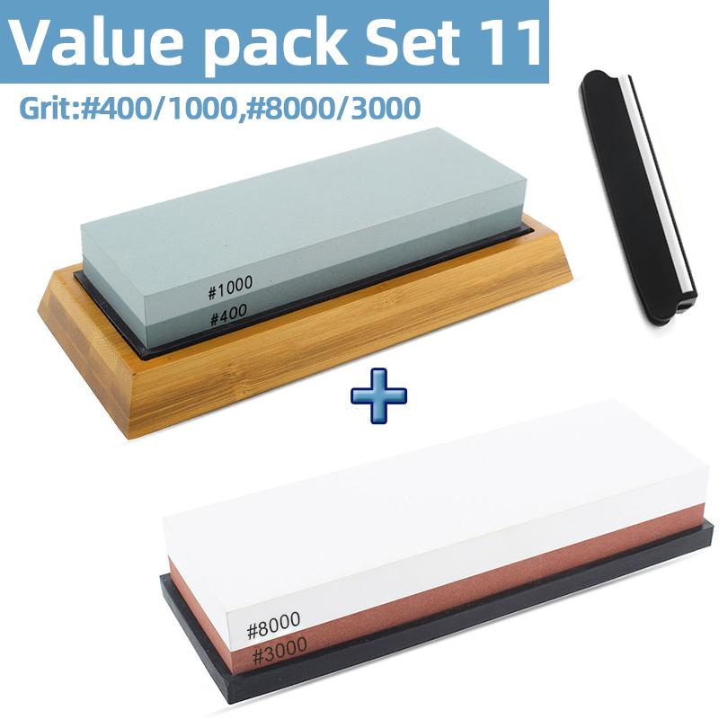Messerschärfer Wetzstein Schleifsteine Schleifstein Wasserstein 2 Stufen Whetstone Pro Küchenwerkzeug 240-10000 Körnung