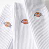Dickies Logo Embroidered Pile Bottom High Socks Long Length White Men's 3-Pack 23-25cm Women's 3-Pack