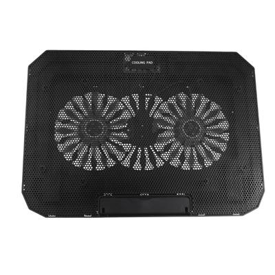 Adjustable Laptop Cooling Stand Double Quiet Fan Durability Detachable Phone Holder Ergonomic Computer Cooling Stand