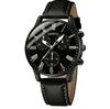 Men'S Casual Fashion Trend Sports Belt Watch 3-Piece Bracelet Business Quartz Watch Set