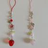 Lightweight Strawberry Bag Charm Delicate Keychain Charm Sweet Strawberry Phone Pendant Suitable for Various Occasions