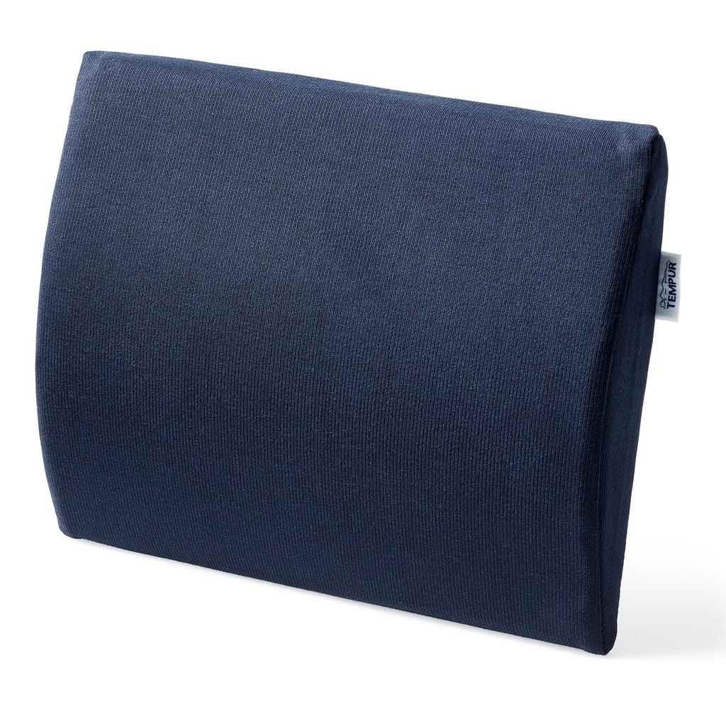 Seat Cushion Tempur Dark Blue Compact Lumbar Support Travel Model 137299