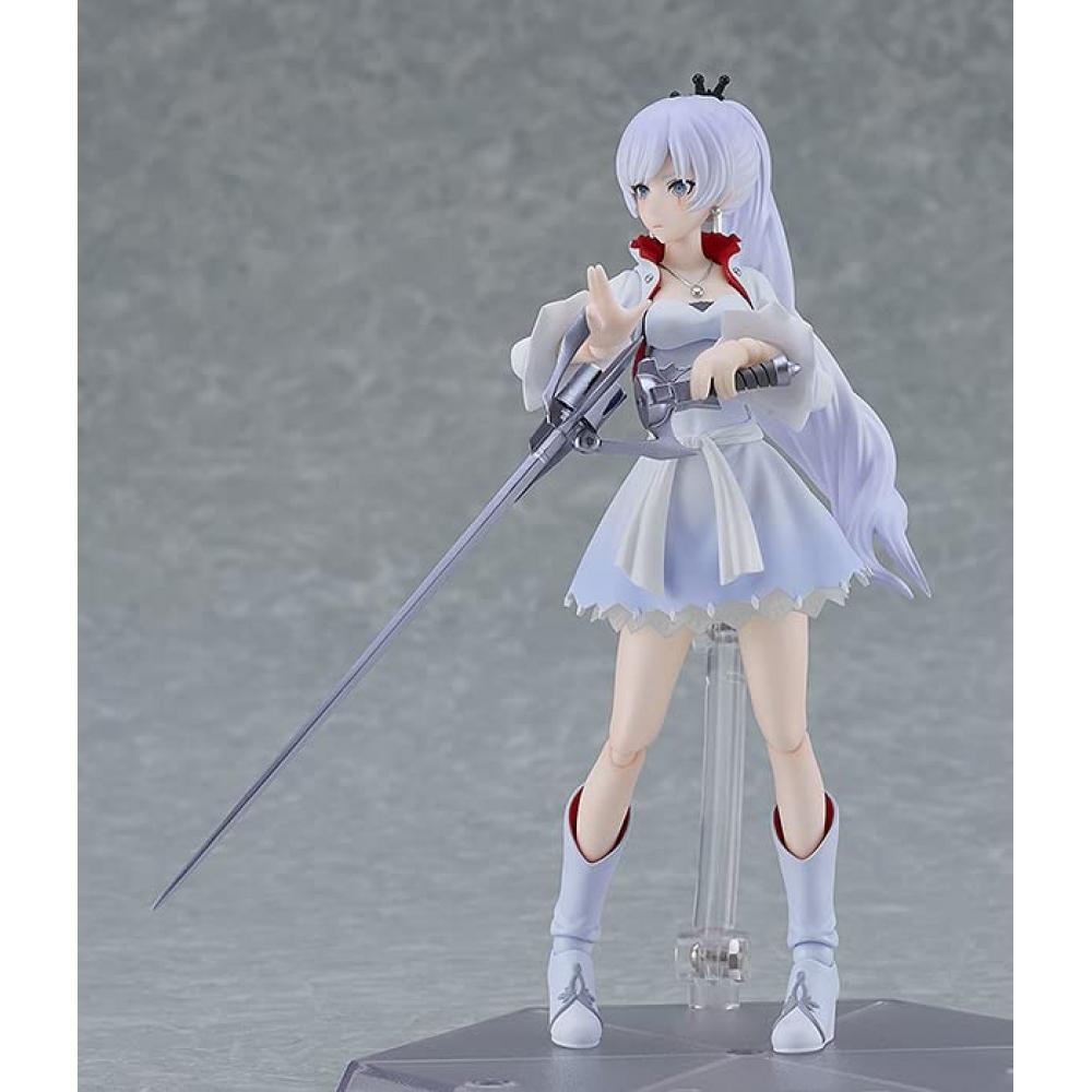 Figma RWBY Ice and Snow Empire Weiss Schnee figura móvel pintada de plástico sem escala