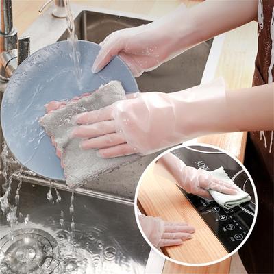 (Qunide) Yiyecek Hazırlama Pişirme Temizleme Restoranlar Mutfak için 100pk Plastik Tek Kullanımlık Eldivenler
