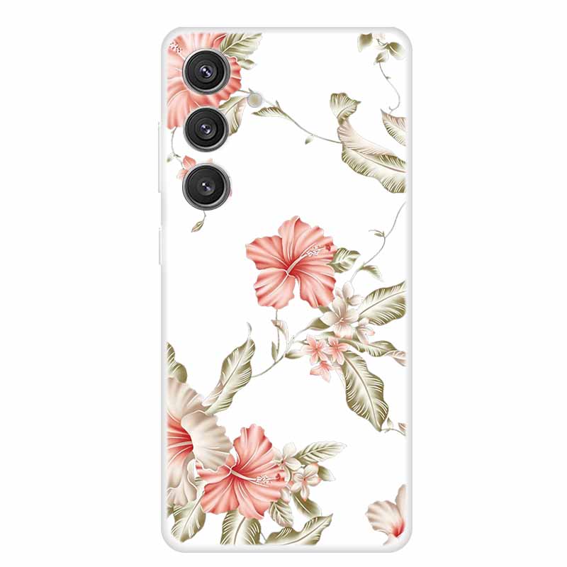 Soft Back Cover For Samsung S23 S 24 Ultra Silicone TPU Phone Cases for Samsung Galaxy S 23 Plus S24 FE Transparent Clear Coque