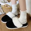 Fashion Slippers for Women Slides Outside Flat Low Heels Classic Women Shoes Mixed Color Slip On Winter Shoes Plus Size