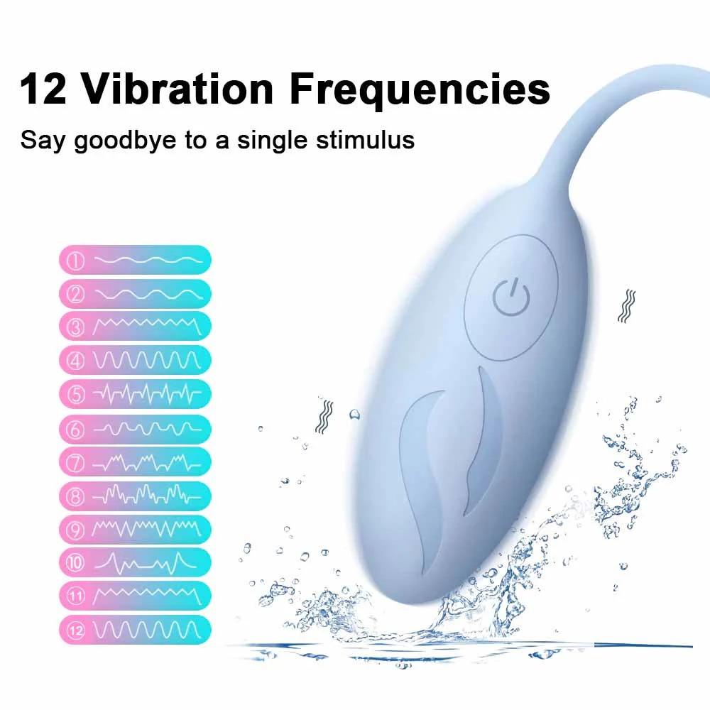 Remote Control G-Spot Simulator Egg Vibrator