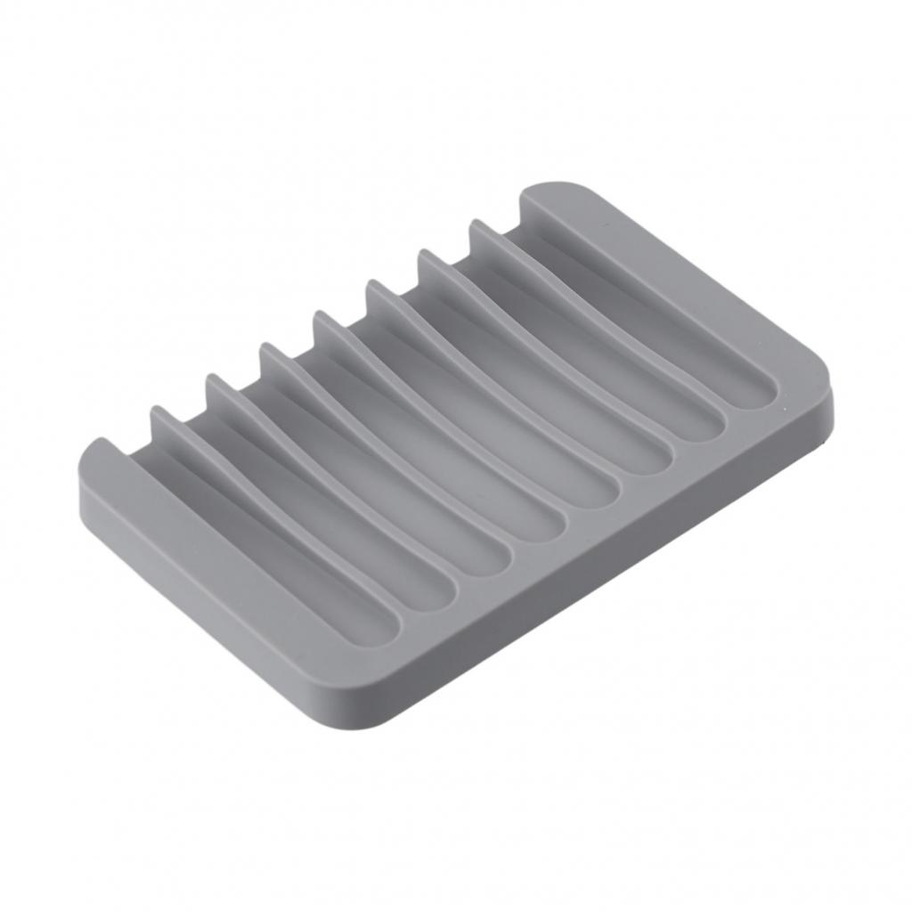 Accessoire de salle de bain fonctionnel Set de porte-savon en silicone auto-vidant