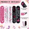 50 Pcs Breast Cancer Gifts For Women Nail Files Emery Board Pink Ribbon Nail Buffering Files Manicure Tools For Breast Cancer Aw