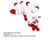 3D Printed Fox Ornament Articulated 5-Tailed Fox with Movable Joints
