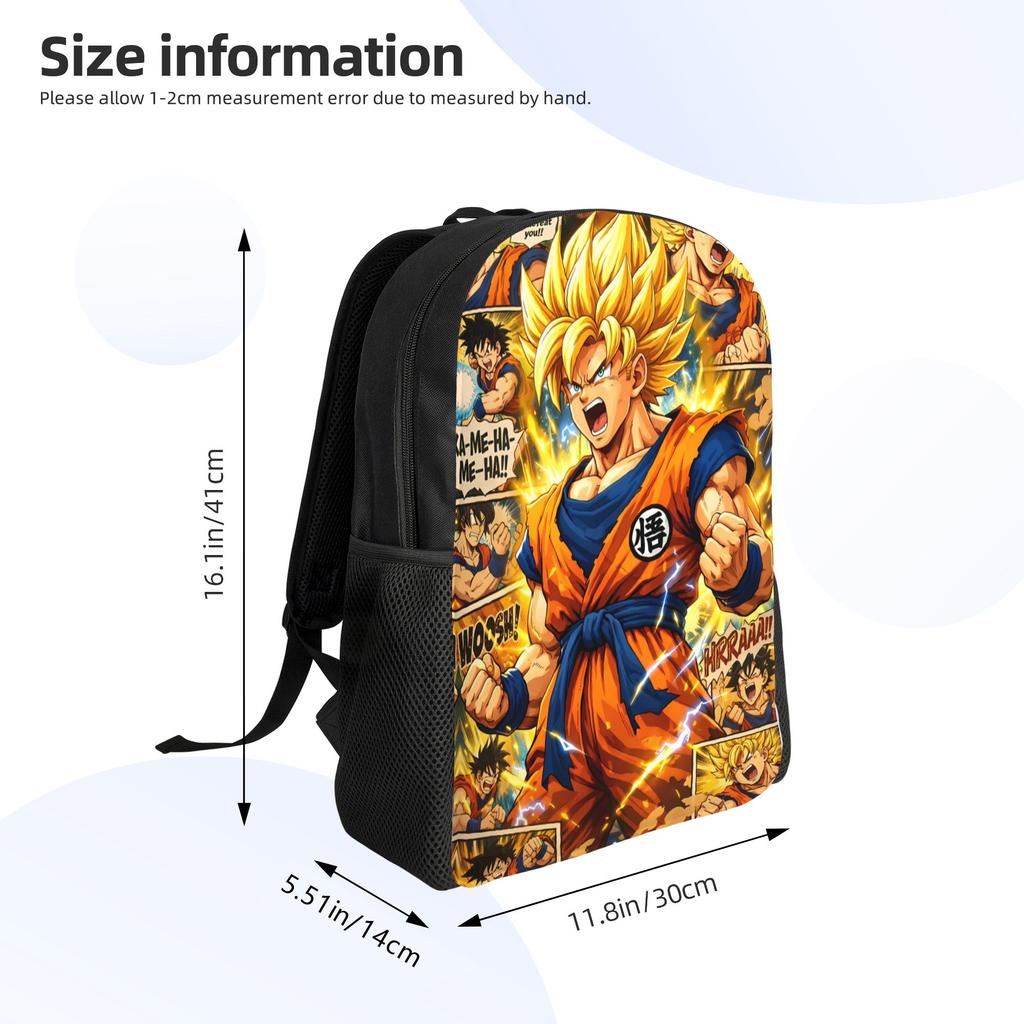 Dragons Ball Anime Song Goku Backpack  Kawaii Backpacks Girl Hiking Large School Bags Designer Rucksack Back To School