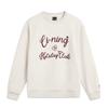 Li-Ning Sports Lifestyle Series Round Neck Pullover Letter Loose Fashion Versatile Casual Simple Sports Sweatshirt Women Sweatshirt AWDVC16-3