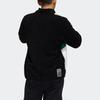 Men's adidas neo BRLV JKT Sports Zipper Jacket Black Jade White GU0840