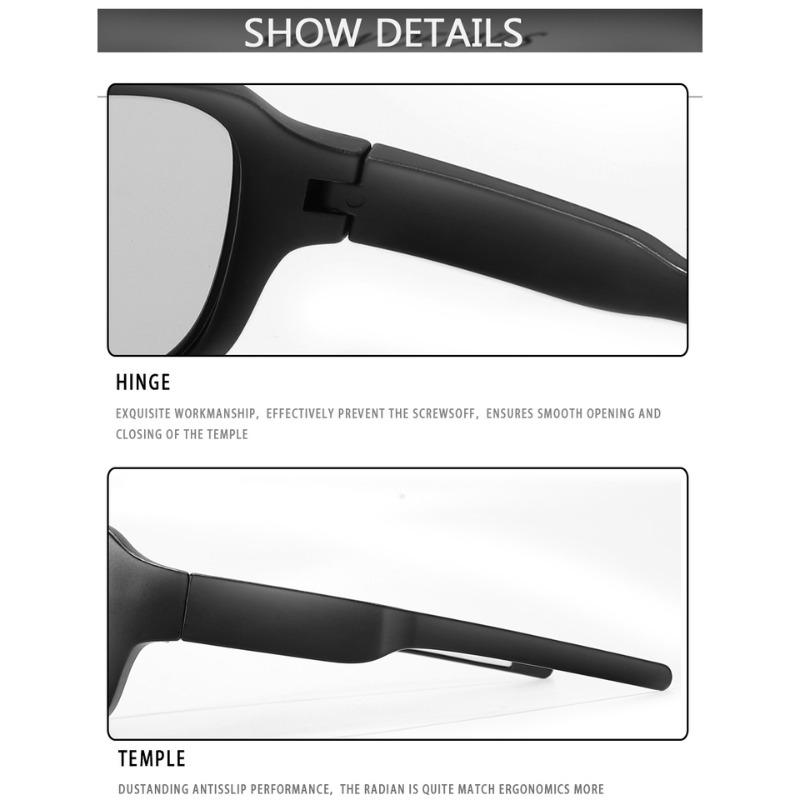 Men Women Polarized Photochromic Outdoor Windproof Road Cycling Eyewear Sports Cycling Fishing Sunglasses