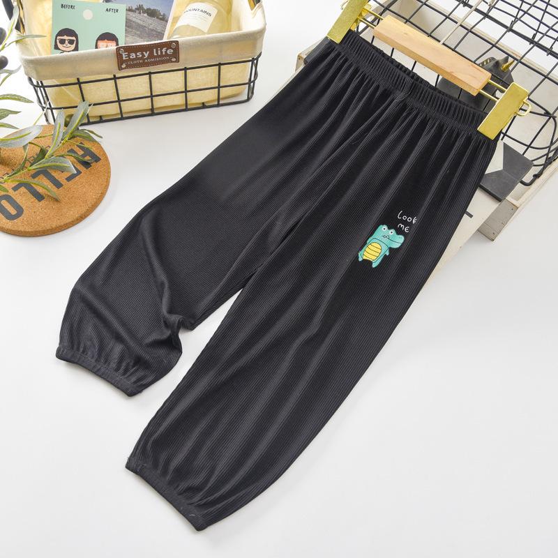 Kids' Anti-Mosquito Cotton Pants: Summer Cool, Lightweight, Versatile Casual Wear for Boys and Girls