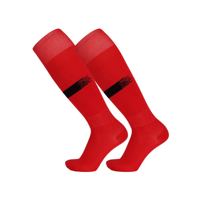 Breathable Striped Football Socks: Spring/Summer, Over-Knee, Sweat-Absorbent, Adult & Kids Training & Casual Wear