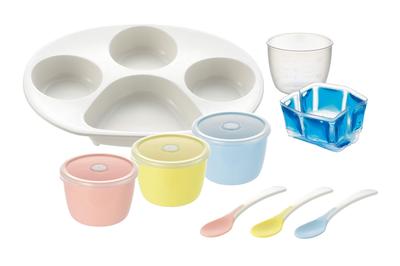 Richell Try Baby Food Starter Set for Ages 5 Months To 3 Years