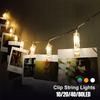 LED clip light string photo wall decoration light festival light party decoration atmosphere light Christmas decorations