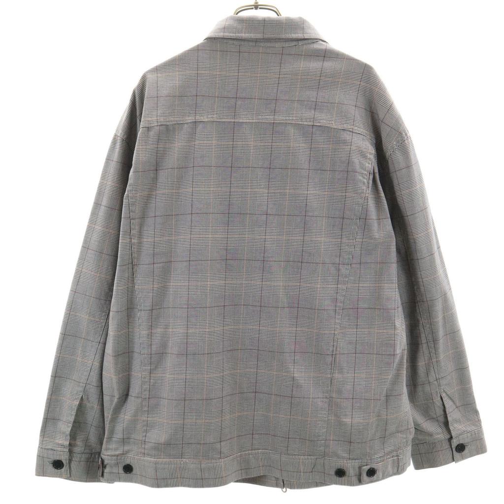 Unused VANQUISH Check Pattern Glen Plaid Loose Silhouette Jacket L Gray Men's Used