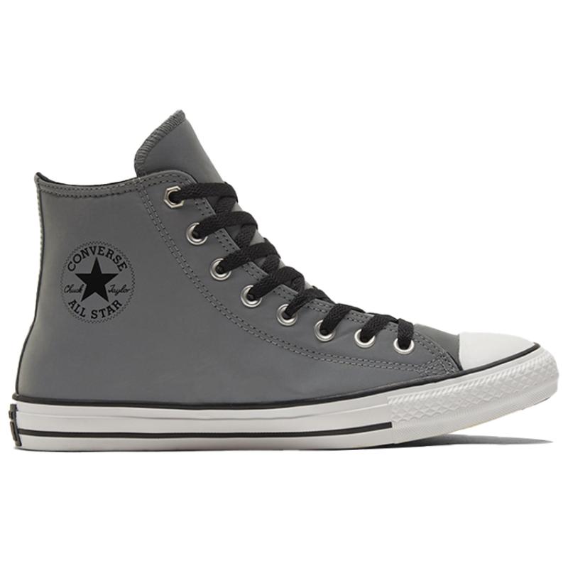 Converse Chuck Taylor All Star Hi-Vis Fabric Reflective Vintage Non-slip High-top Skate Shoes Unisex Gray