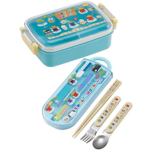 Skater Children's Bento Box, 450ml, with a Soft Dome-Shaped Lid, Single Tier, Made in Japan, Toretans and Hapidanbu, Boys' (RBF3ANAG-A)