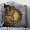 Advanced Gold Creative Annual Pillow Case Square Pillow Bedroom Sofa Leisure Comfort Cushion Car Living Room Home Decoration