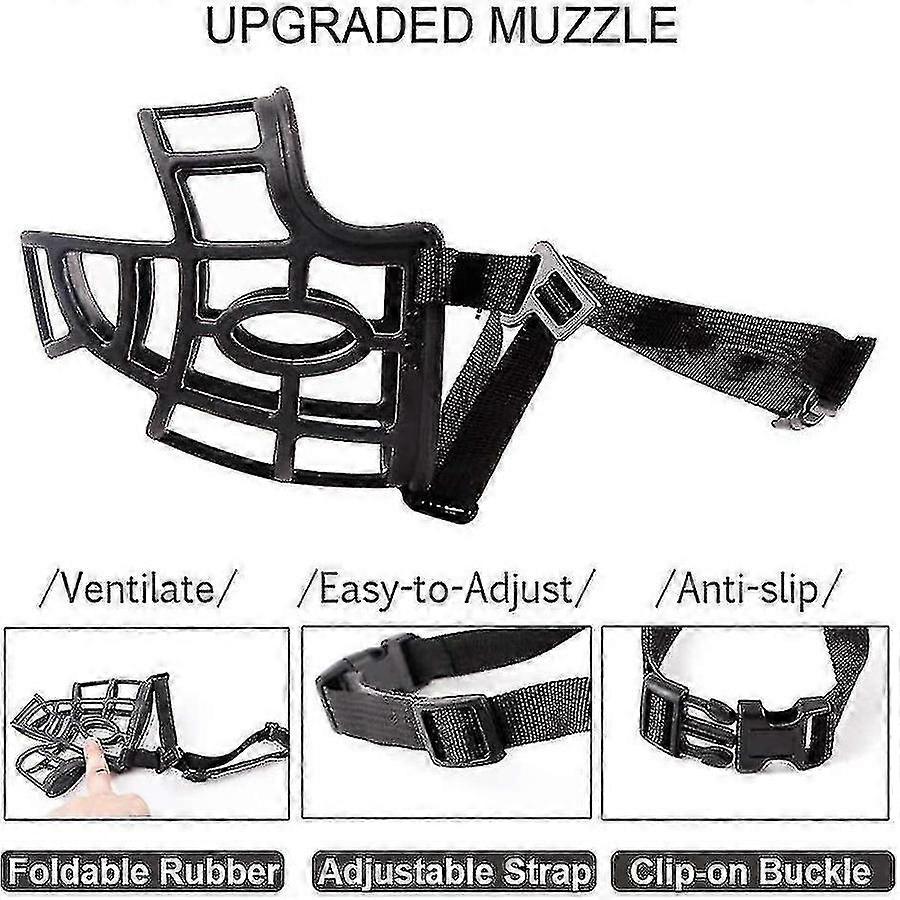 Breathable Basket Dog Muzzle Large Size 1
