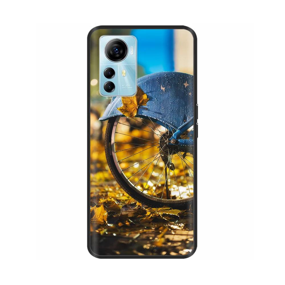 Cute Phone Case For Blade A72s 4G Case Flower Cartoon Painted Soft Silicone Fundas for ZTE Optus X Max A 72s Cover Protective