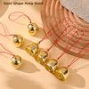 10/20 Pcs DIY Metal Bell Decoration Brass Mini Bell Christma Pendant Door Bell Diy Craft Wind Chime Brass Bell Decoration