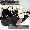 Black Cat Small Mouse Pad - Thickened, High Appearance, Locked Edge, Office Desktop, Hot Selling