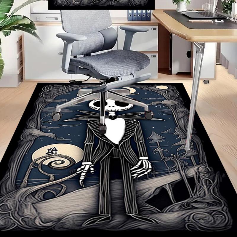Nightmare Before Christmas Carpet For Playroom Bedroom Living Room Sofa Home Decorkids Game Area Rug Nonslip Floor Mat