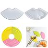Easy To Clean Multifunctional Fan Shape Silicone Mold for Individualized Heat Resistant Trays and Decorative Pieces