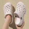 Men's 2024 EVA Beach Shoes: Anti-Slip, Odor-Resistant Closed-Toe Slippers for Summer Outdoor Wear.